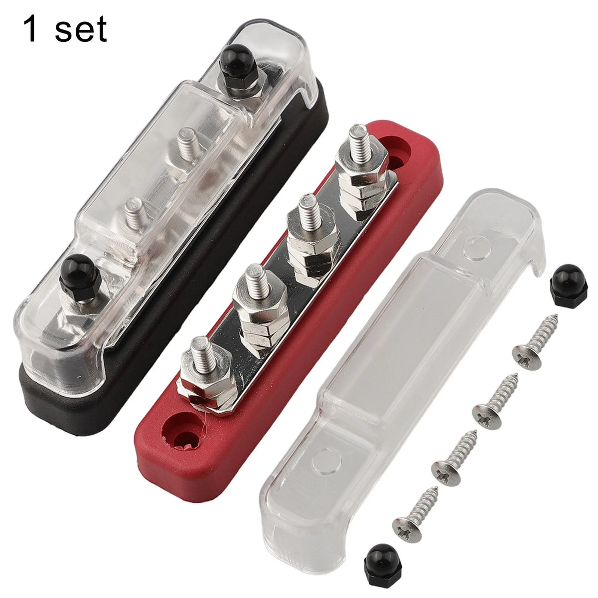 Bus Bar 12V-48V Transparent Protective Cover Modular Box Design