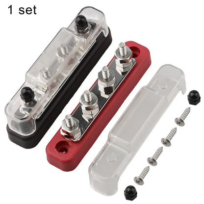Bus Bar 12V-48V Transparent Protective Cover Modular Box Design