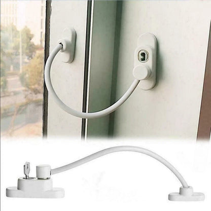 Stainless Key Lockable Window Security Cable Lock for Cars