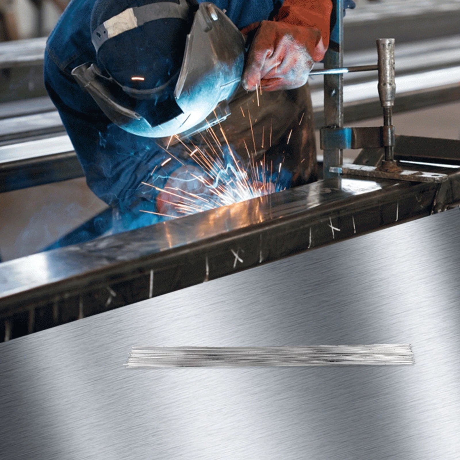 20pcs 450mm Aluminium Welding Rods for Easy Brazing