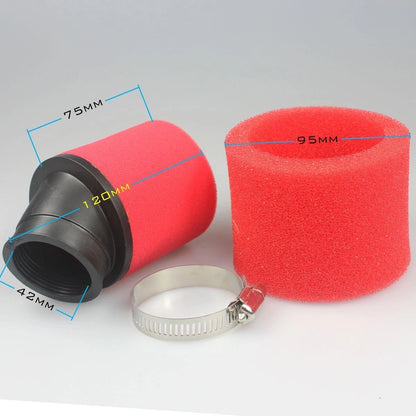 Foam Air Filter Pod for 150cc PIT Quad Dirt Bike ATV (41mm 42mm)