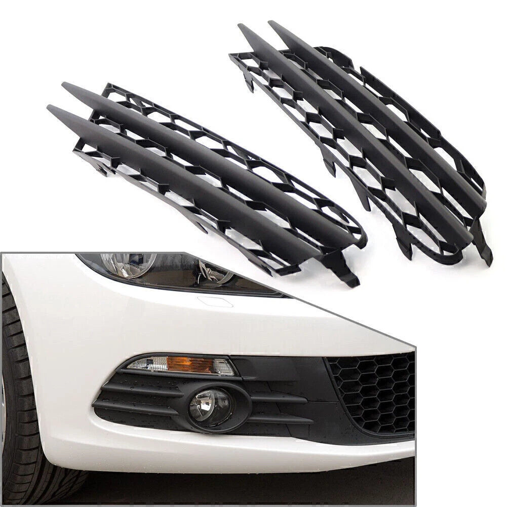 Honeycomb Front Lower Bumper Mesh Fog Light Grille for VW Scirocco (2009–2014)