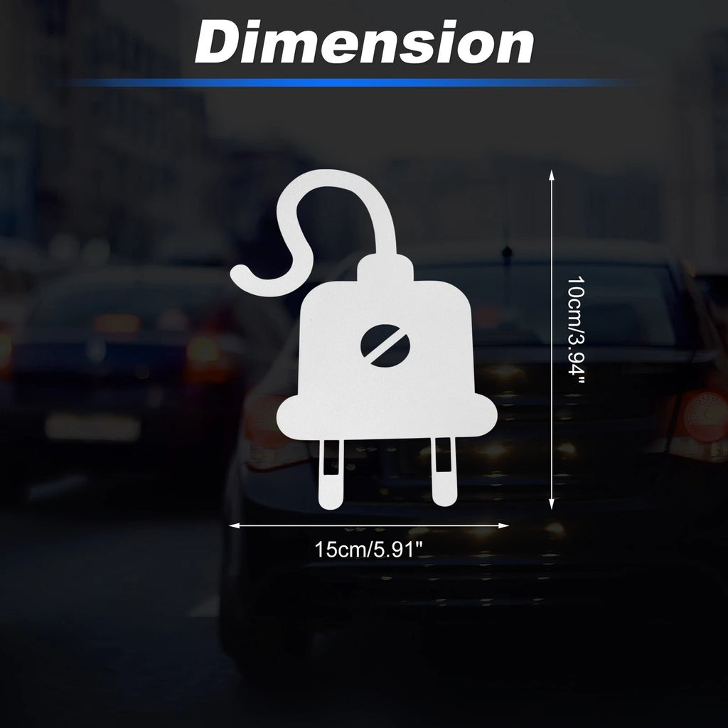 Reflective Bumper Decal for
