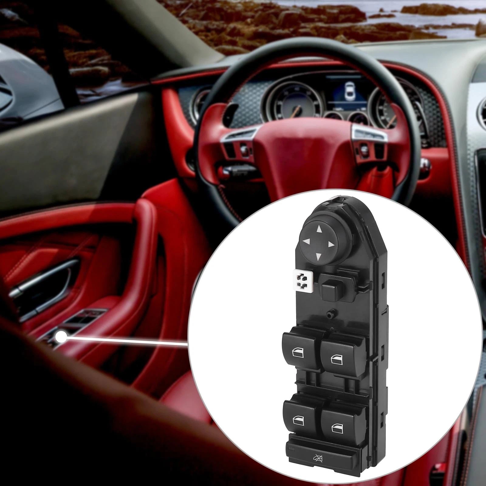 Power Window Master Switch Driver Side Replacement for BMW X3 (2005–2010)