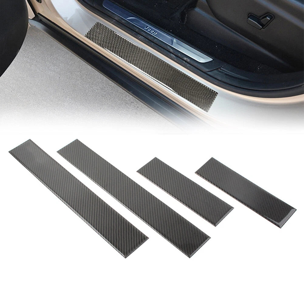 4X Door Sill Step Shield Protector Trim for Jeep Grand Cherokee (2011–2020)