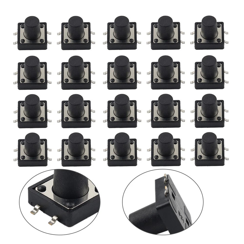 20PCS 12x12x11mm Micro Momentary Tactile Push Button Switch