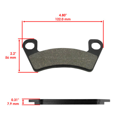 Brake Pads Replacement Front for John Deere XUV590i S4 (2019–2023)