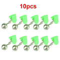 10PCS Fishing Clip Bells for Rod Use