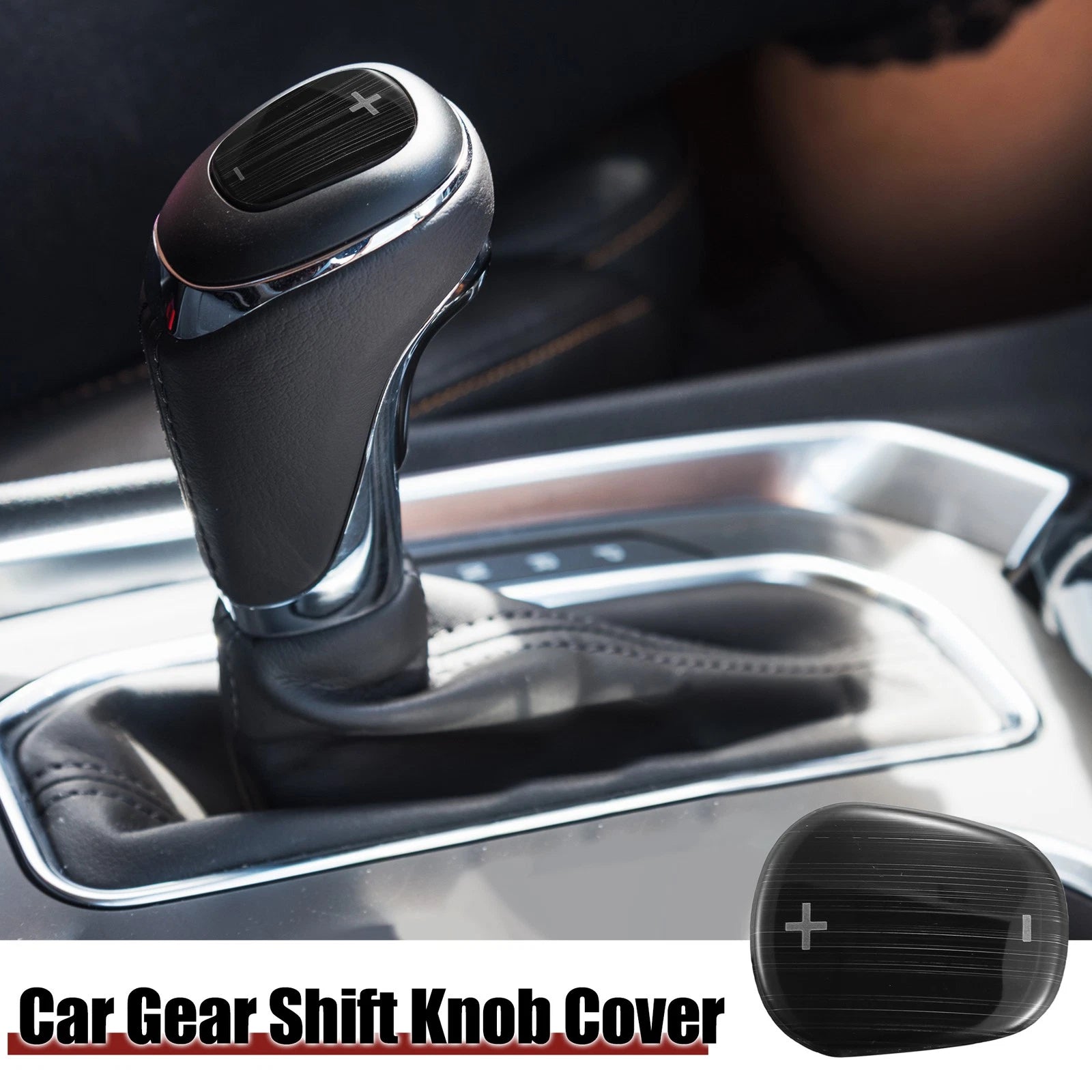 Gear Shift Knob Cover Replacement for Chevrolet Equinox 2018–2020 Black