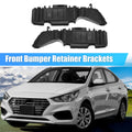 Front Bumper Bracket Pair Replacement for Hyundai Accent (2012–2012)