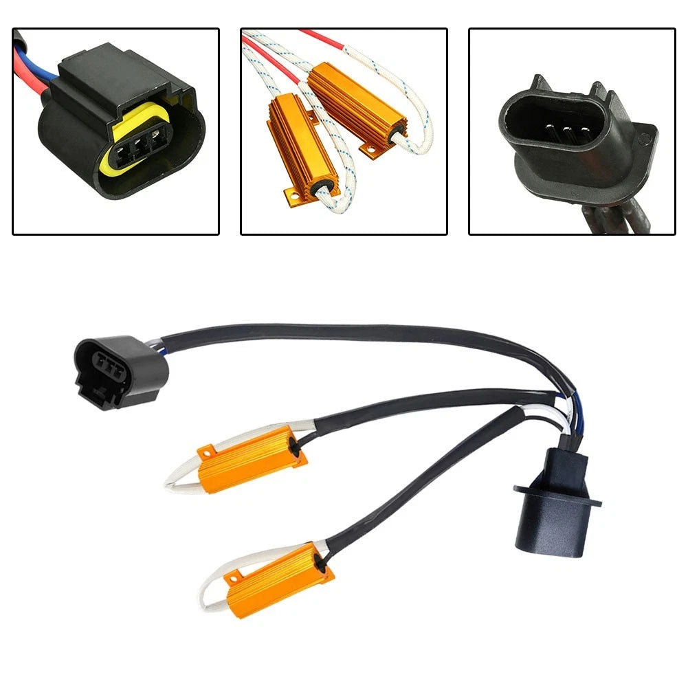 H13-9008 Fog Light Harness with CANBUS Decoder for