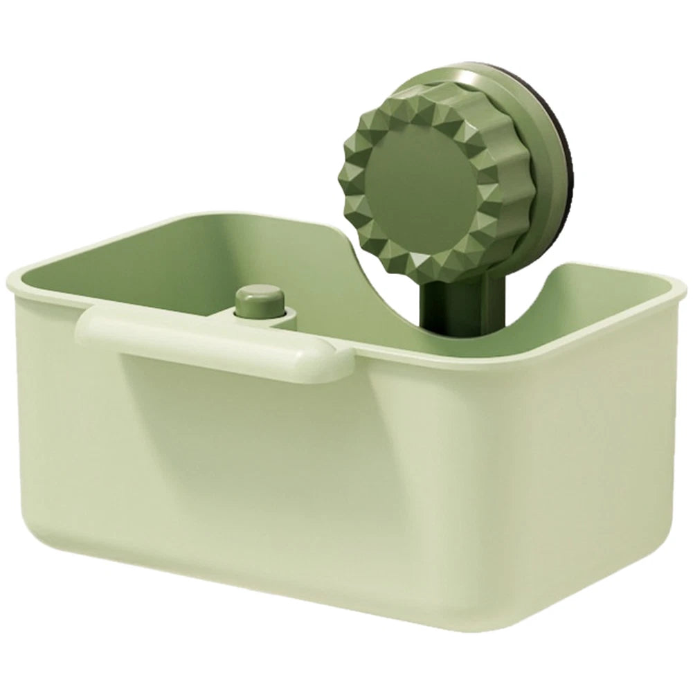 Rotating Suction Drain Basket for Kitchen Sink (One Touch Bottom Opening)