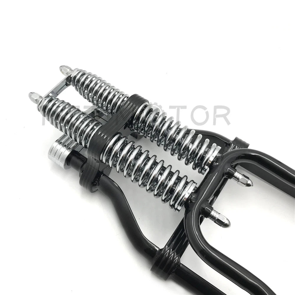 4" Under Stock Length Wishbone Front End for Harley