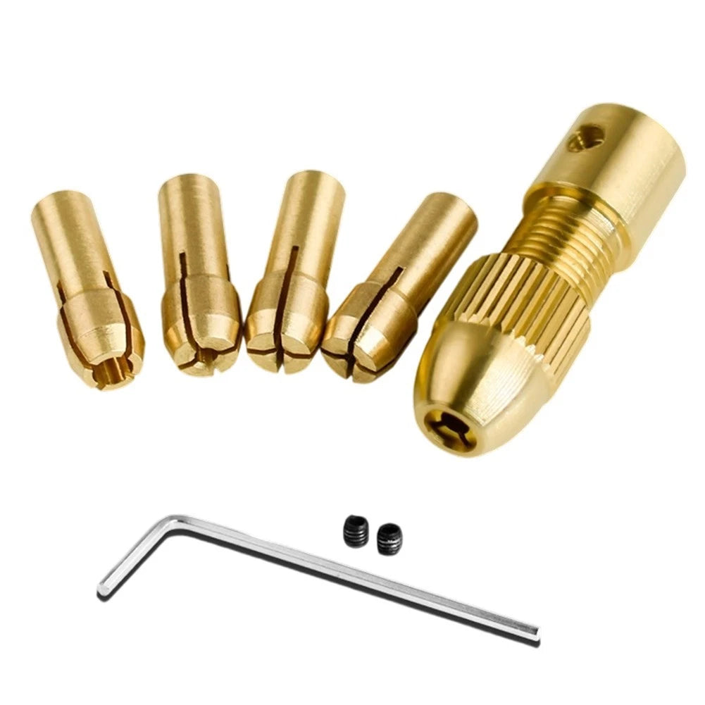 8-Piece Miniature Drill Chuck Set for PCB and Various Materials