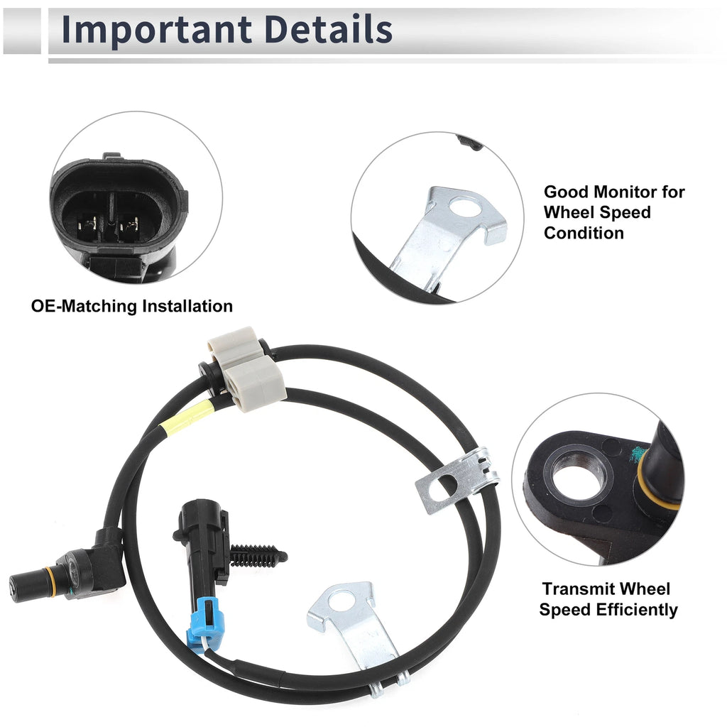 ABS Wheel Speed Sensor No. 15112458 for Chevrolet Astro (2003–2005)