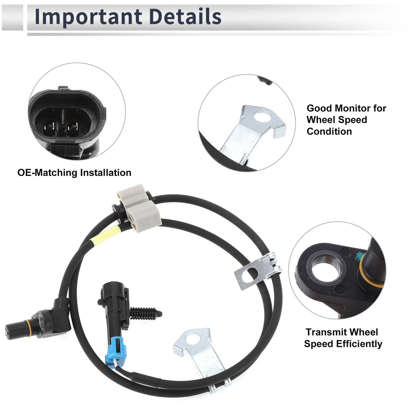 ABS Wheel Speed Sensor No. 15112458 for Chevrolet Astro (2003–2005)