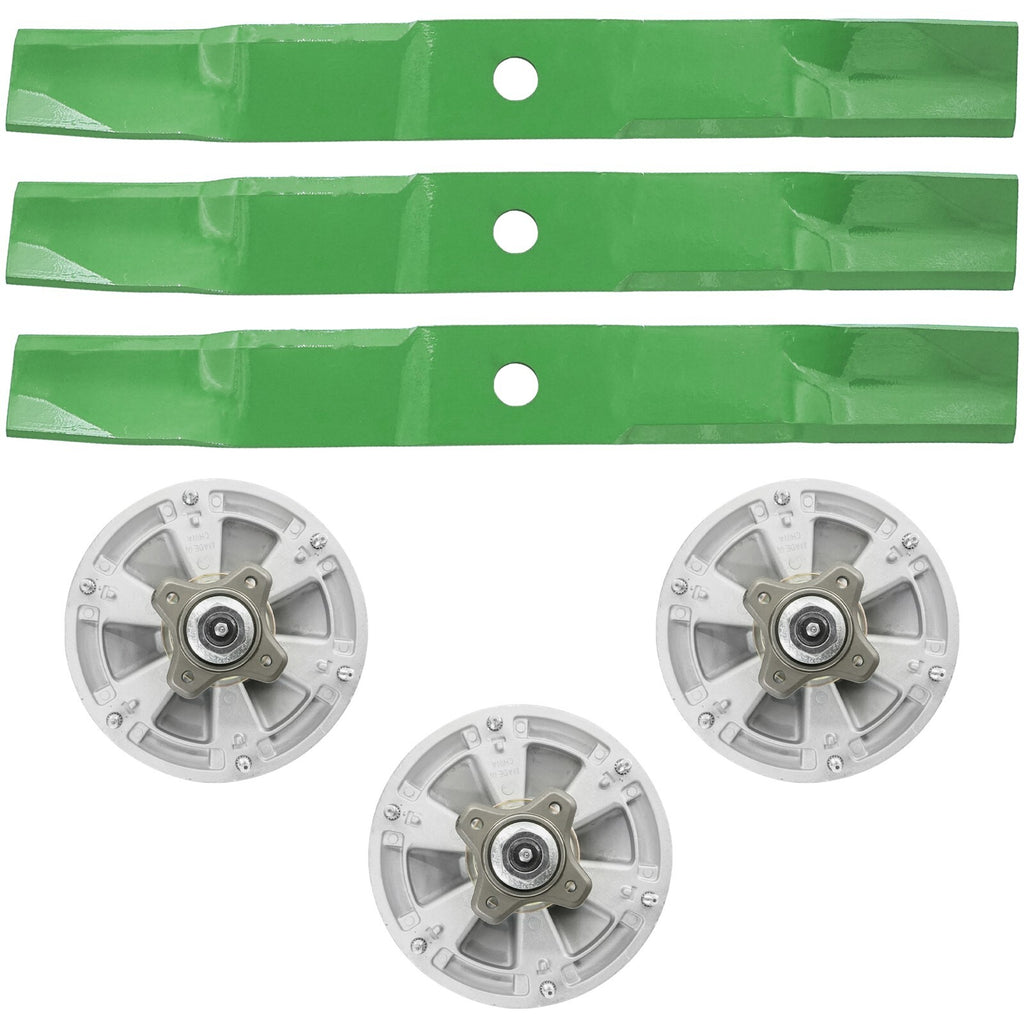Spindles and Blades Replacement Kit for John Deere Z520A Z720A (2016–2020)