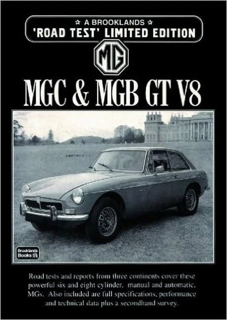 MGC & MGB GT V8 Road Tests Book (1962–1980) - Specs & Performance Data