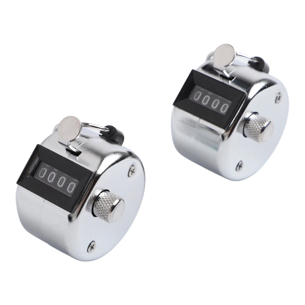 2X Manual Handheld Click Counter 4 Digit Tally for Scorekeeping