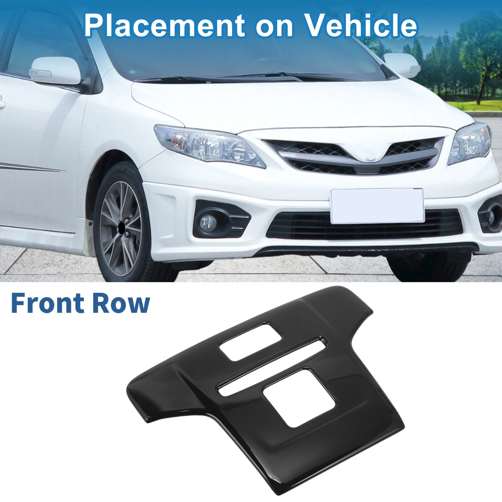 Front Row Headlight Trim Bezel Replacement for Toyota Corolla (2019–2020)