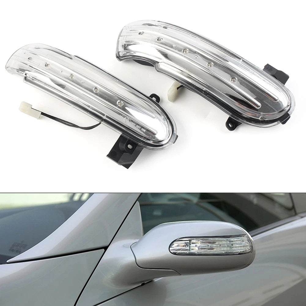 2X LED Rearview Mirror Turn Signal Light for Mercedes Benz SLK-Class R171 (2004–2011)
