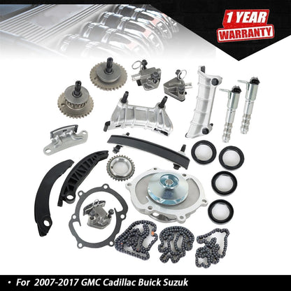Timing Chain Kit Water Pump VTC Solenoid for Cadillac Buick Suzuki (2007–2016)