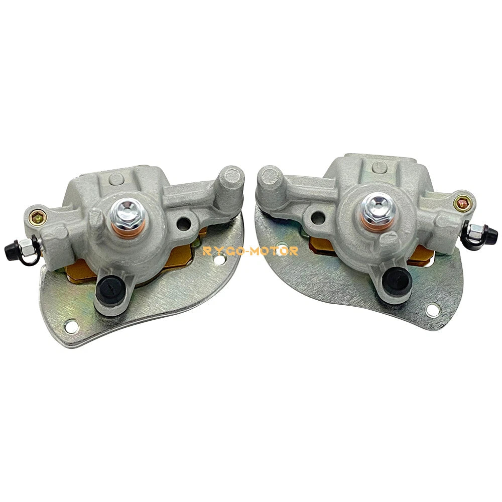 Front Brake Calipers W/Pads for Yamaha Grizzly 550 YFM550 (2009–2014)