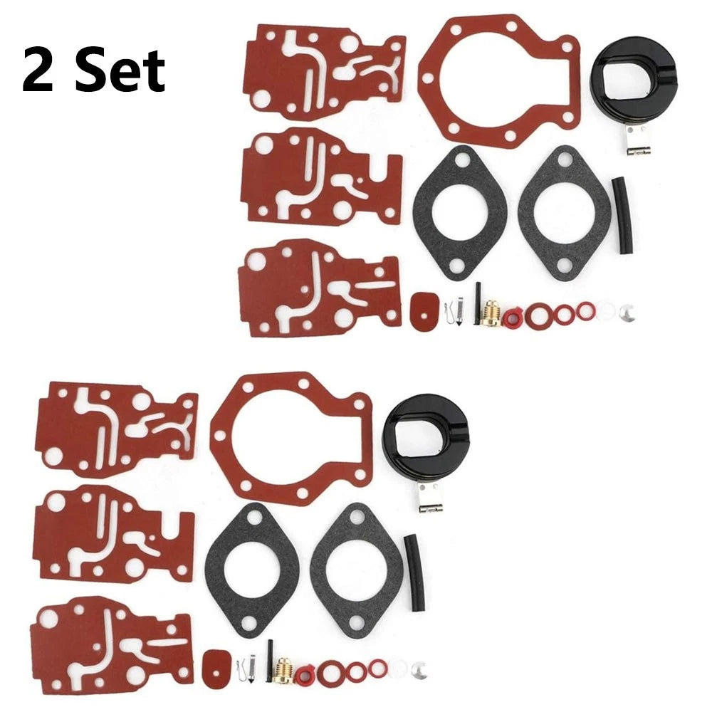 2X Carburetor Repair Kit for Johnson Evinrude 6-20 HP 0439073