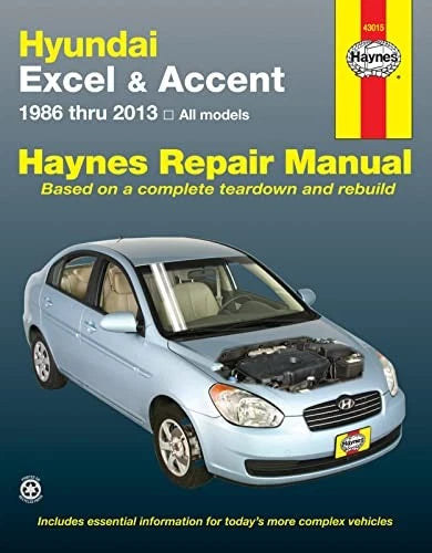 Repair Manual for Hyundai Excel & Accent (1986–2013) - 700+ Photos