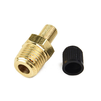 14 Inch NPT Brass Air Compressor Tank Fill Valve Nickel Coated Finish