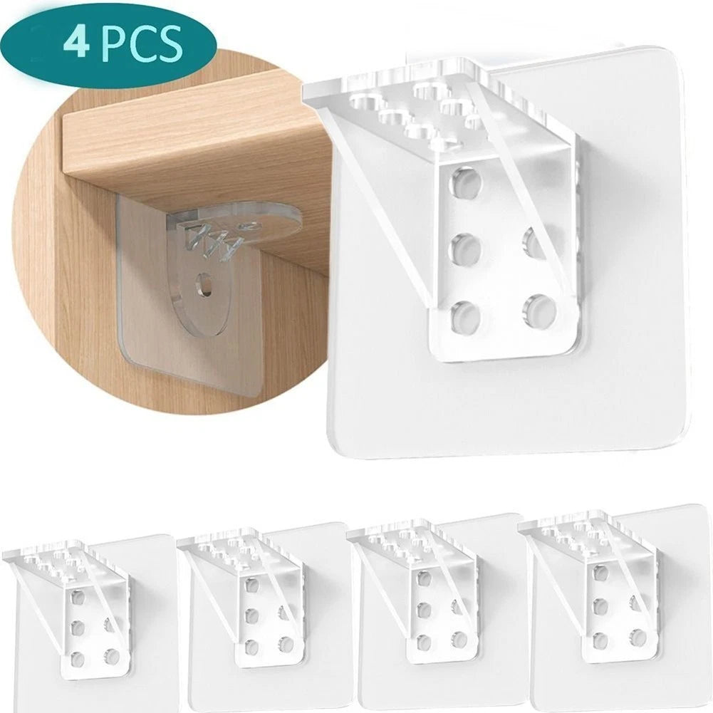 4X Shelf Support Bracket for Cabinet Shelves