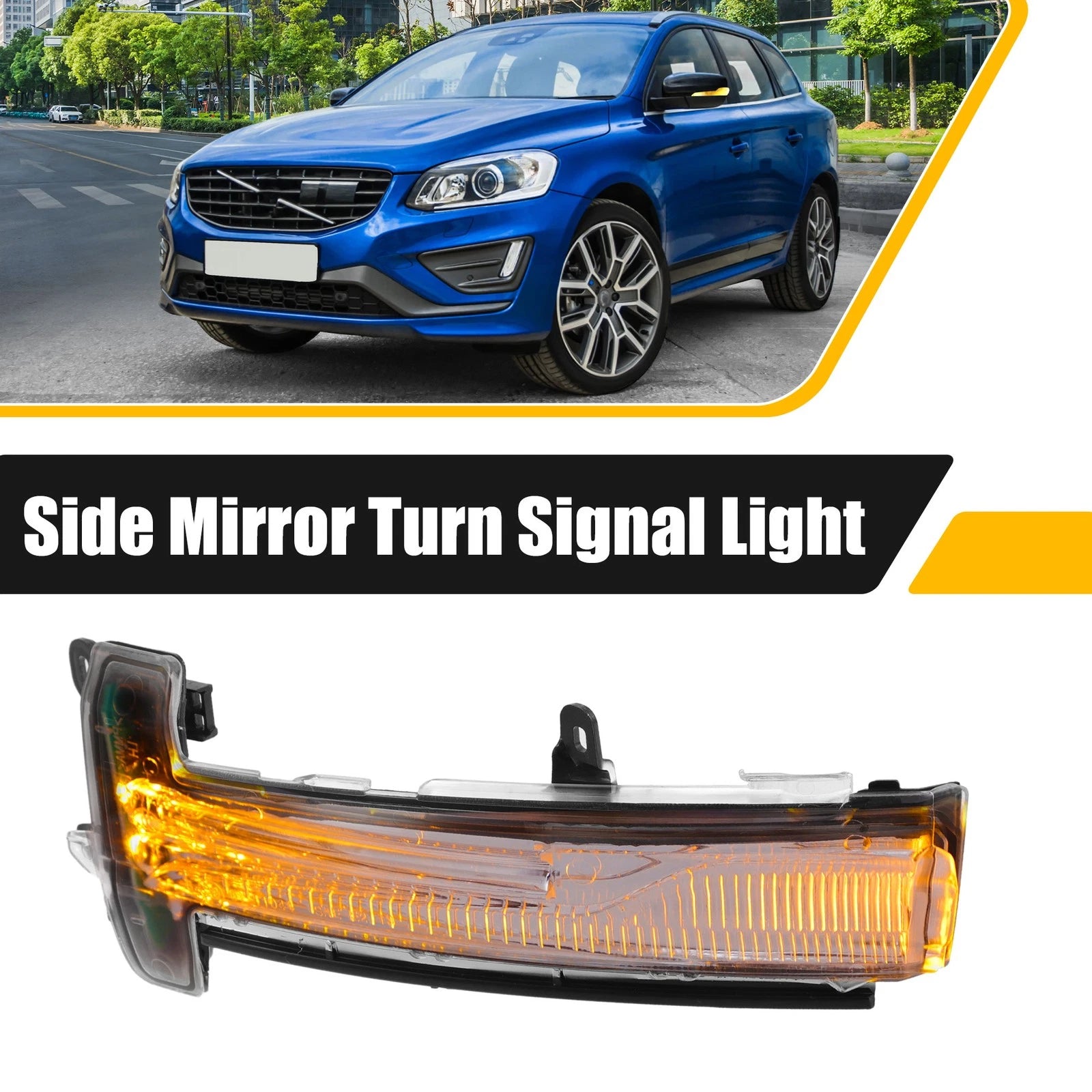 LED Front Left Side Mirror Turn Signal Light for Volvo XC60 (2018–2023)
