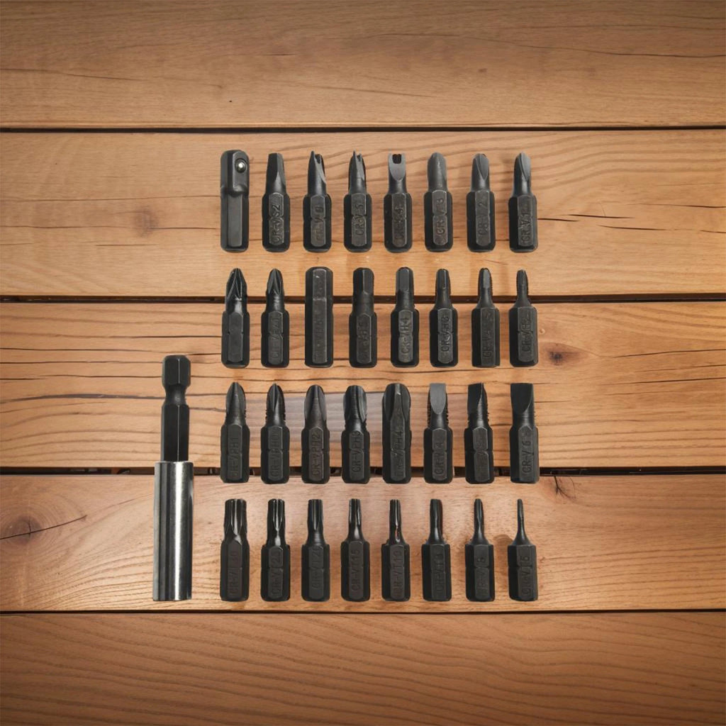 33pcs Hex Shank Screwdriver Bits Set for Automotive Tools (Professional)
