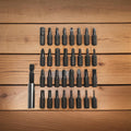 33pcs Hex Shank Screwdriver Bits Set for Automotive Tools (Professional)