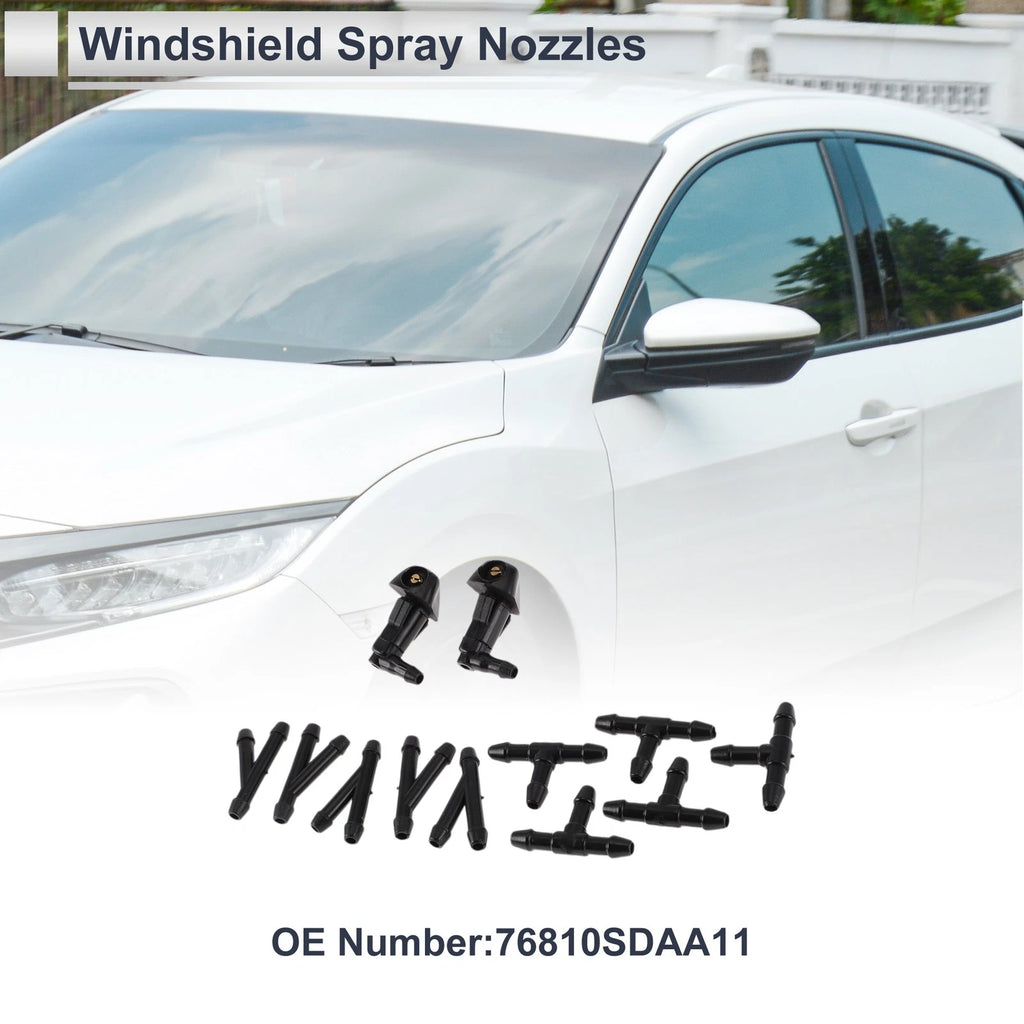Washer Nozzle with Hose Connector Kit for Honda (2006–2019)