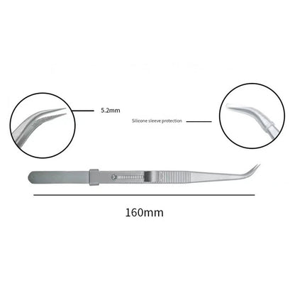 Fine Pointed Curved Tip Tweezers for Gemstones