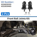 2 Pcs Front Lower Ball Joints Replacement for Toyota 4Runner (1996–2002)