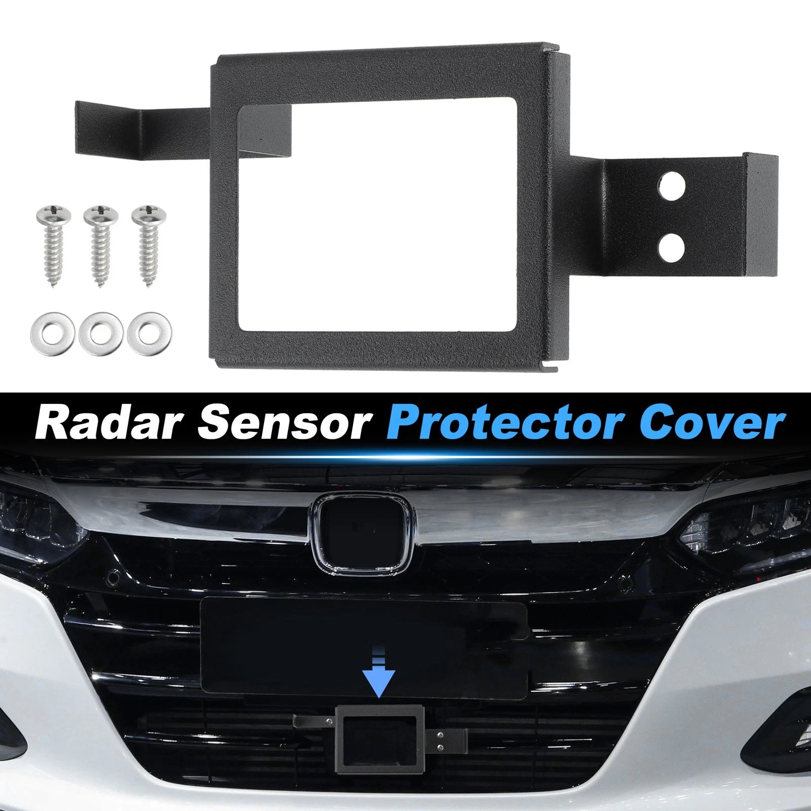 Front Distance Radar Sensor Protector Cover Bracket for Honda Accord (2018–2022)