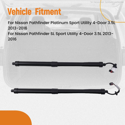 Set of 2 Rear Power Hatch Lift Supports for Nissan Pathfinder (2013–2015)