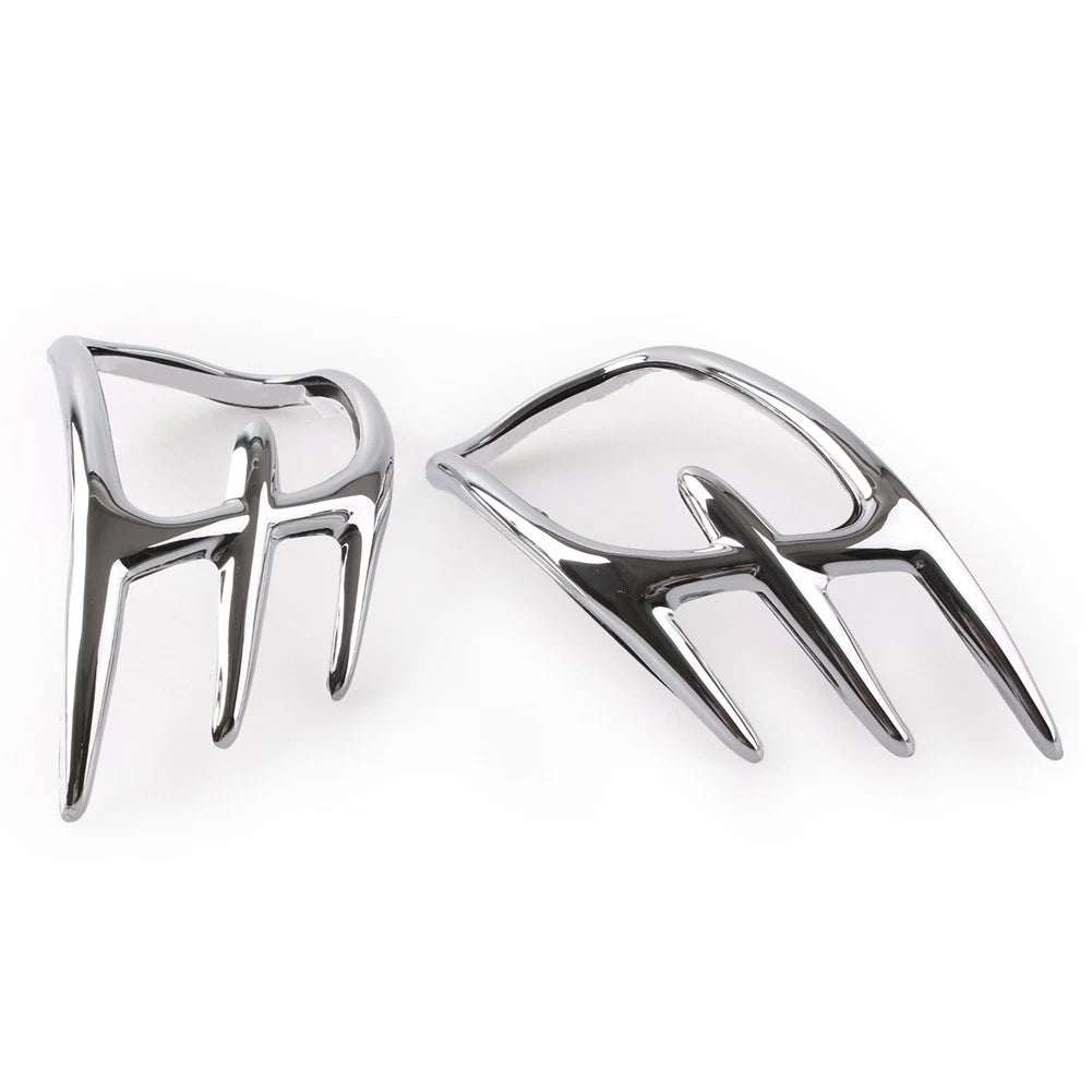Chrome Fairing Mirror Back Accent Grilles for Honda GL1800 (2001–2011)
