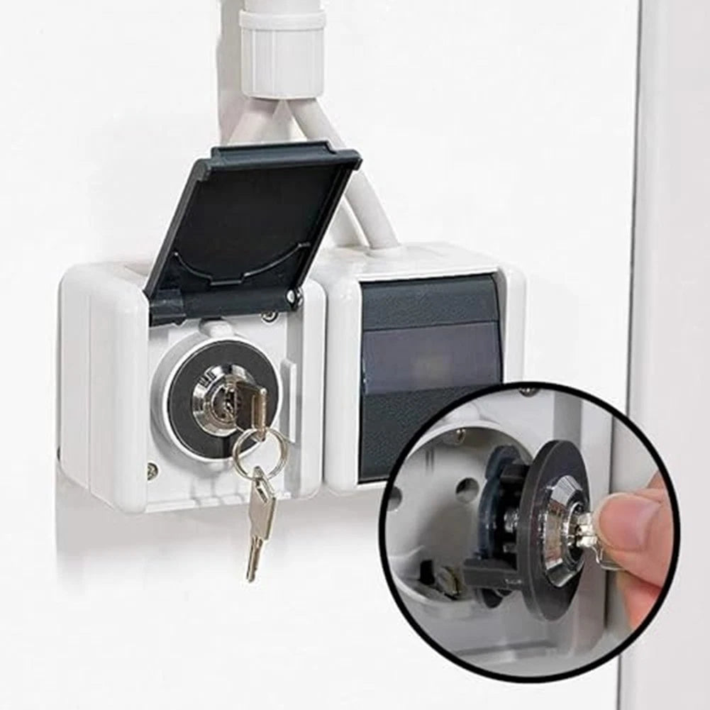 14PCS Zinc Alloy Socket Lock for Power Outlet Theft Protection