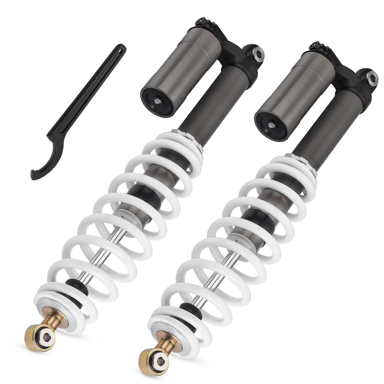 2 Rear Air Shock Absorbers for Polaris RZR S 800 EFI (2009–2012)