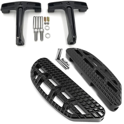 Dominator Leaf Streamliner Passenger Footboard for Harley Touring (1993–2008)