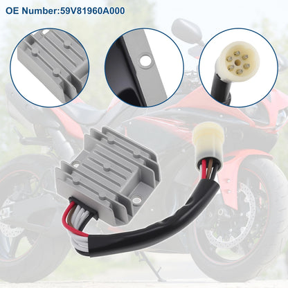 Voltage Regulator Rectifier 59V81960A000 for Yamaha Moto-4 225 (1986–1988)