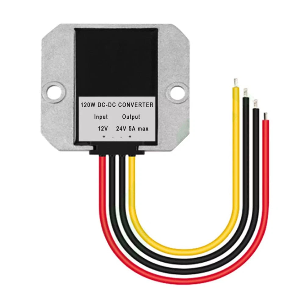 DC12V to 24V 5A 120W Power Booster Voltage Converter Waterproof