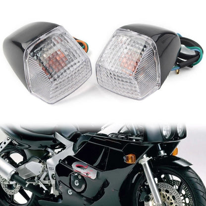2X LED Indicator Lamp Clear Glass for Honda CBR250RR MC22 (1990–1996)