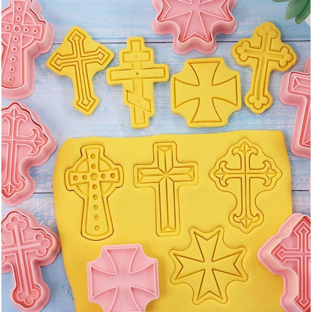 Set of 4 Easter Cookie Cutters for Holiday Baking