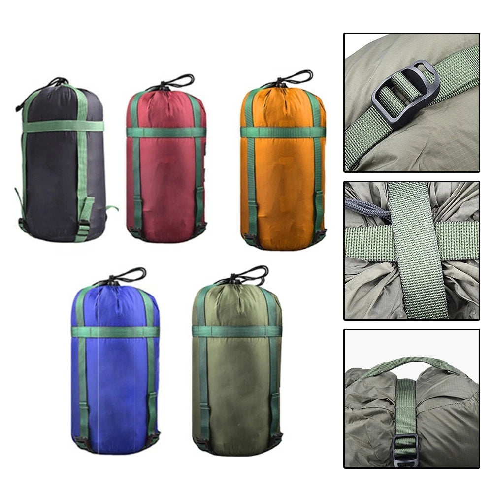 Nylon Waterproof Compression Sack for Camping Sleeping Bag Storage