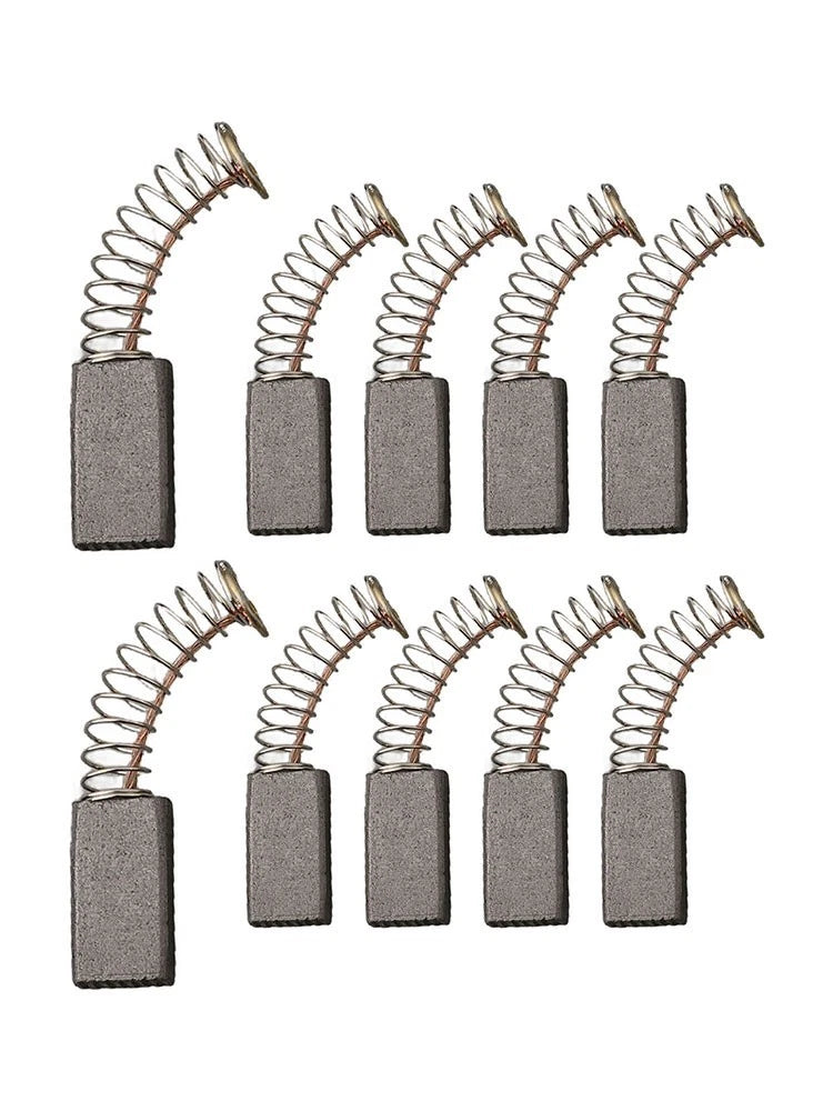 Set of 10 Carbon Brushes for Power Tools