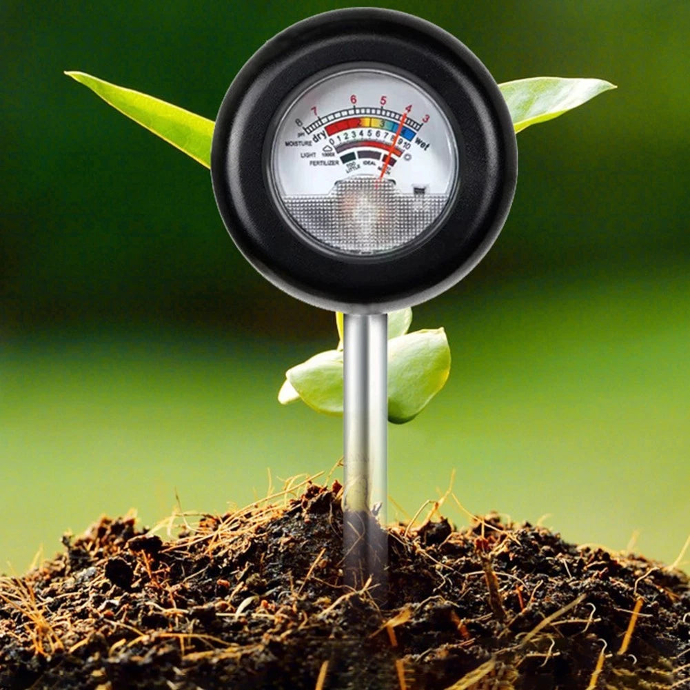 4-in-1 Soil Tester for Gardening (No Battery Required)